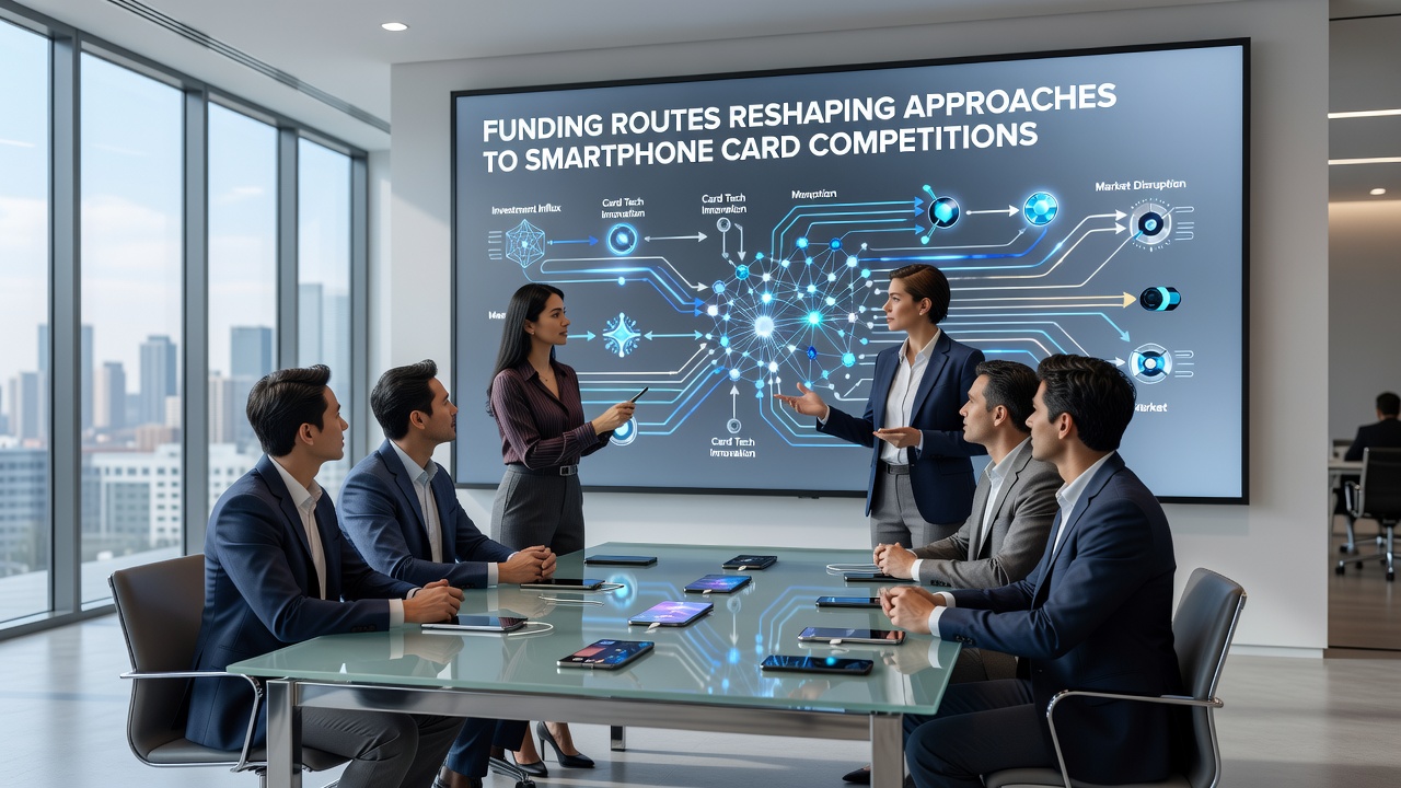 Grafiek die toename van mobiele betalingen in kaartcompetities illustreert