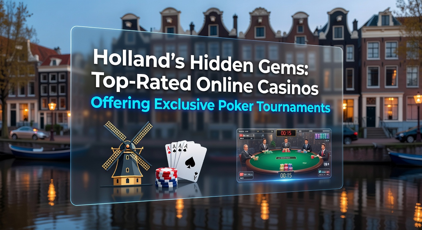 Close-up van poker kaarten en chips op een digitaal scherm met toernooi countdown en Nederlandse spelersprofielen