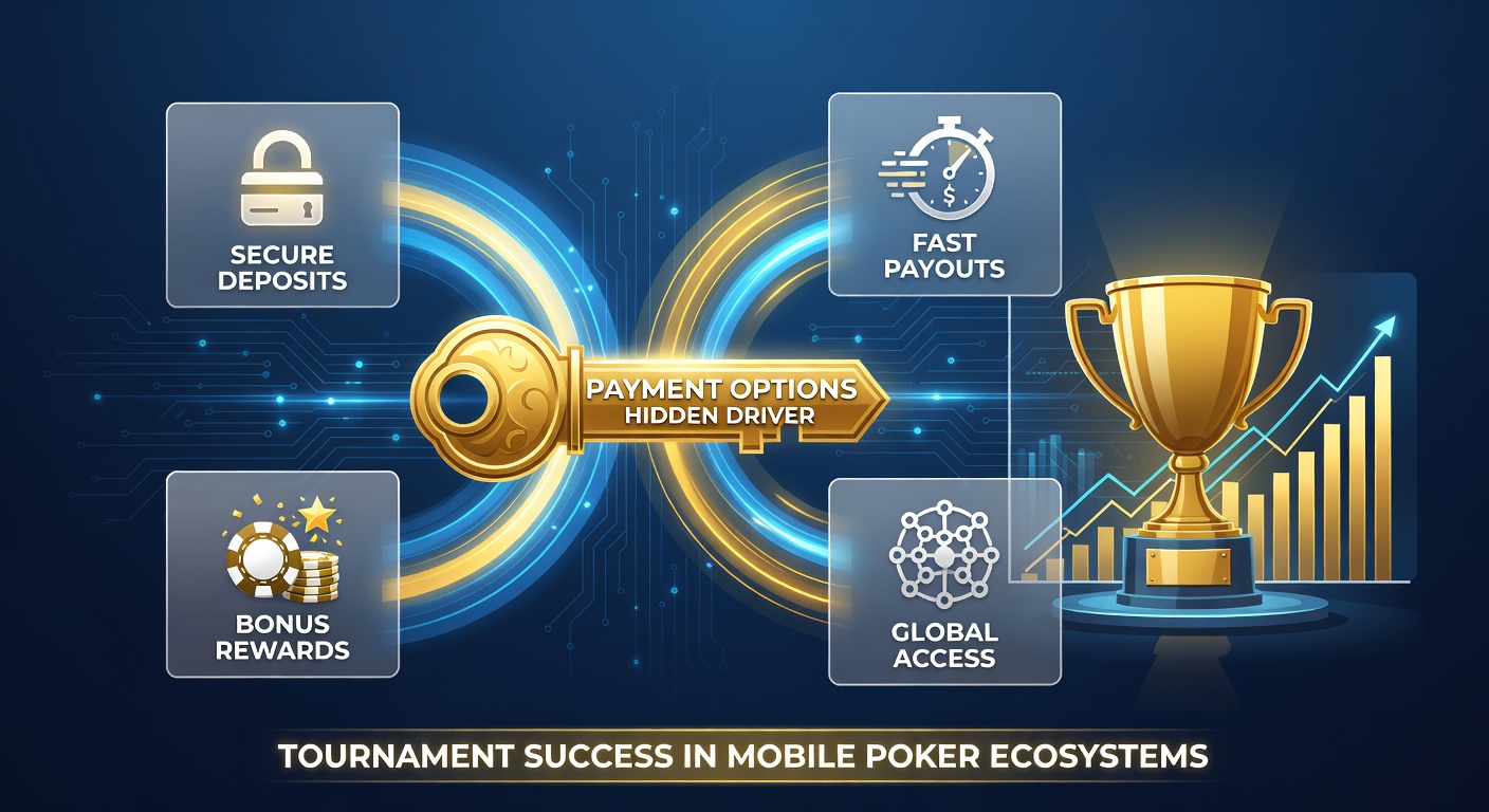 Overzicht van betaalmethoden in mobiele pokerapps en hun impact op toernooien